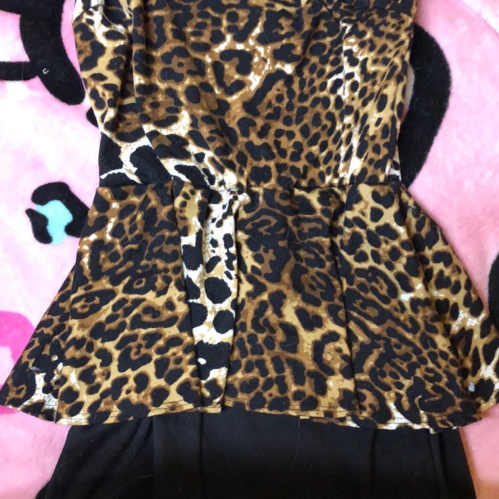 leopard print sleeveless romper